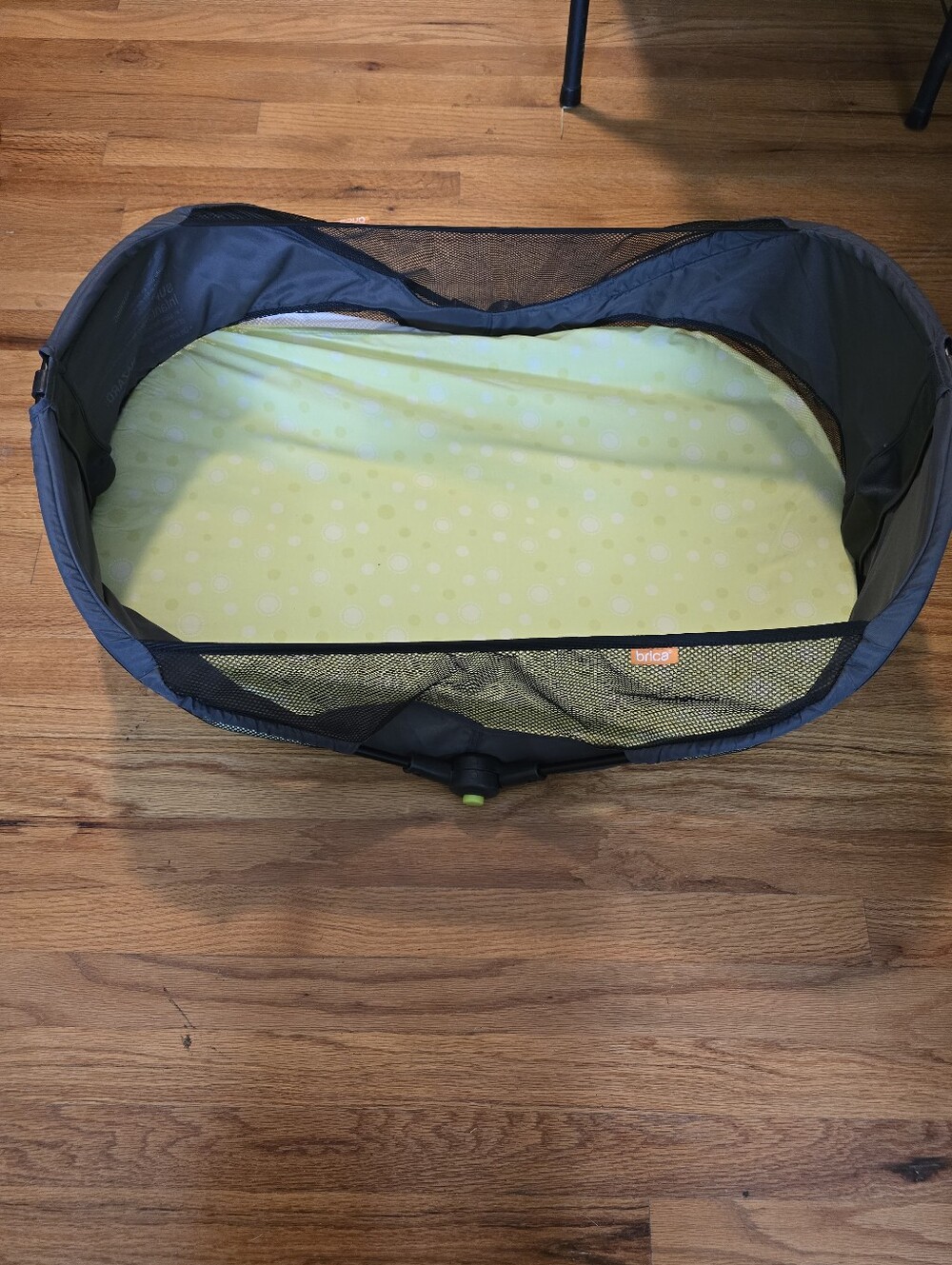 Brica Fold N’ Go Portable Infant Travel Bassinet Baby Travel Bed